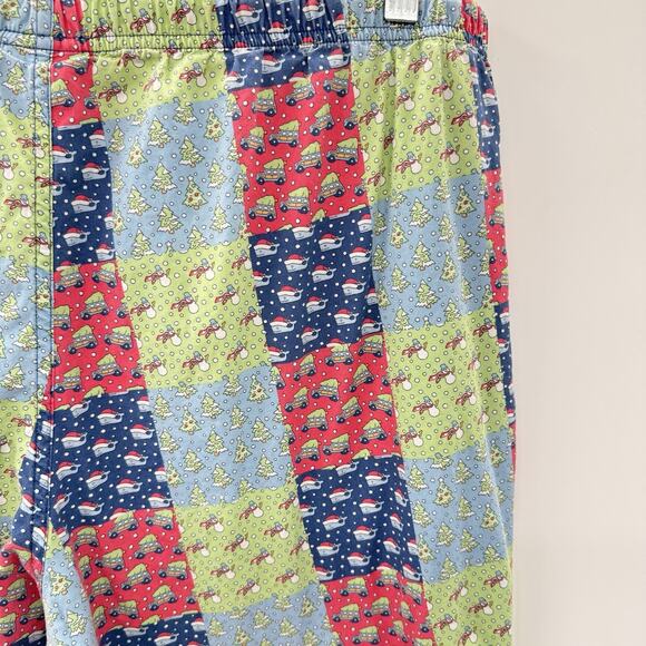 Vineyard Vines Mens Patchwork Holiday Whale Pajama Pants Sz L Multicolor Preppy - Picture 4 of 8